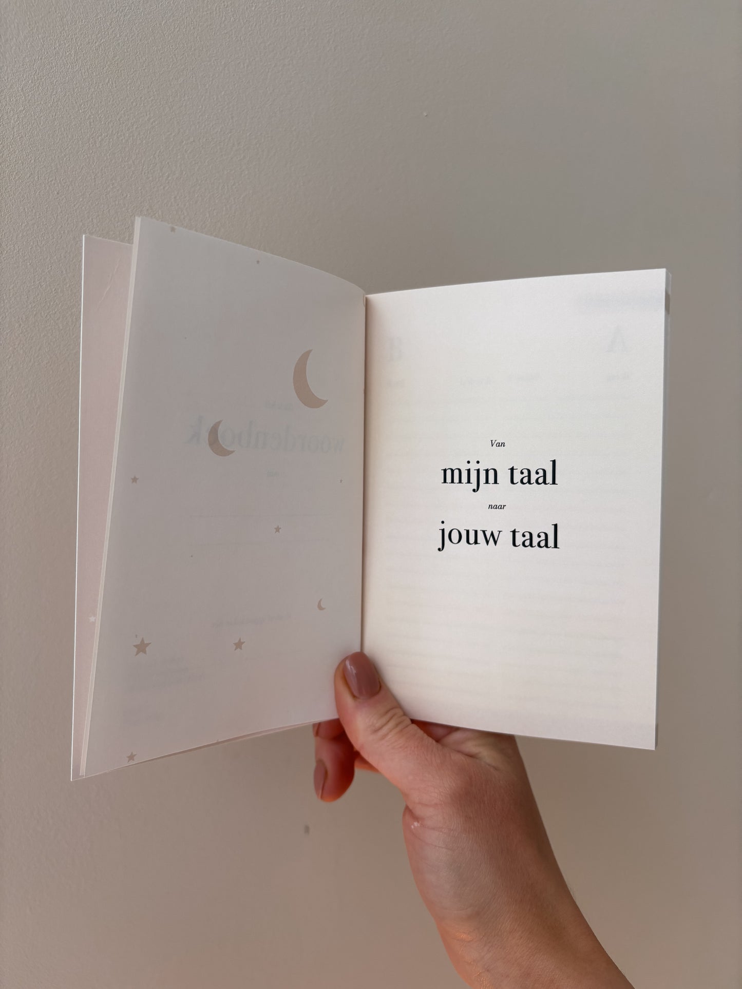 Van mijn taal naar jouw taal peuterkleuterwoordenboek